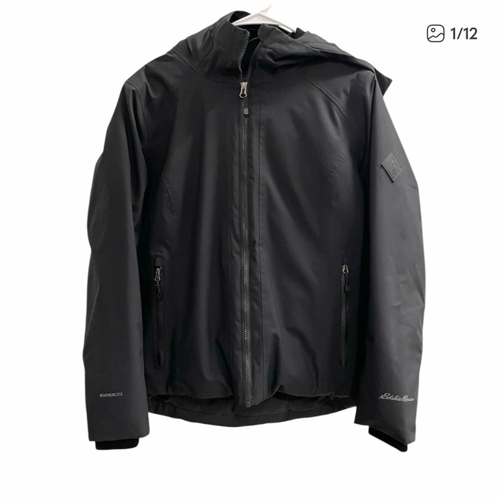 Eddie Bauer Weatheredge Down Performance Jacket Black Size XL Petite